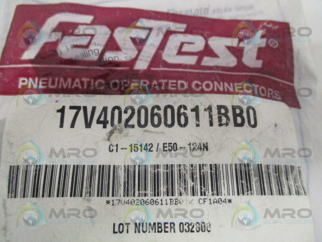 FASTEST 17V402060611BB0 CAM LEVER ACTIVATED CONNECTOR *NEW IN FACTORY BAG*