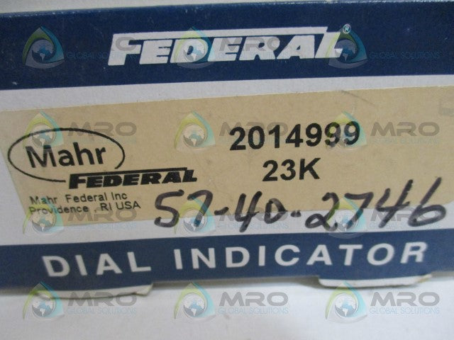 FEDERAL 23K 2014999 INDICATOR .00025" *NEW IN BOX*