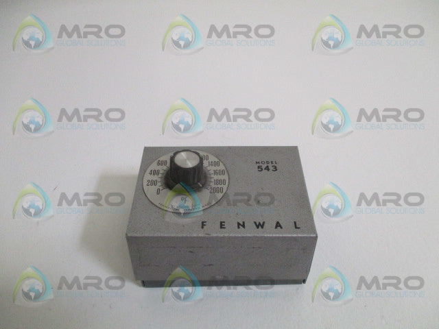 FENWAL 543 54-301121-106 TEMPERATURE CONTROLLER 0/200 F *USED*