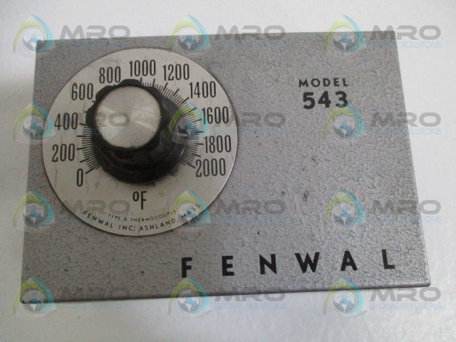 FENWAL 543 54-301121-106 TEMPERATURE CONTROLLER 0/200 F *USED*