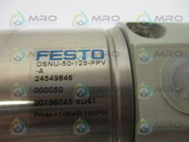 FESTO DSNU-50-125-PPV-A PNEUMATIC CYLINDER *NEW NO BOX*