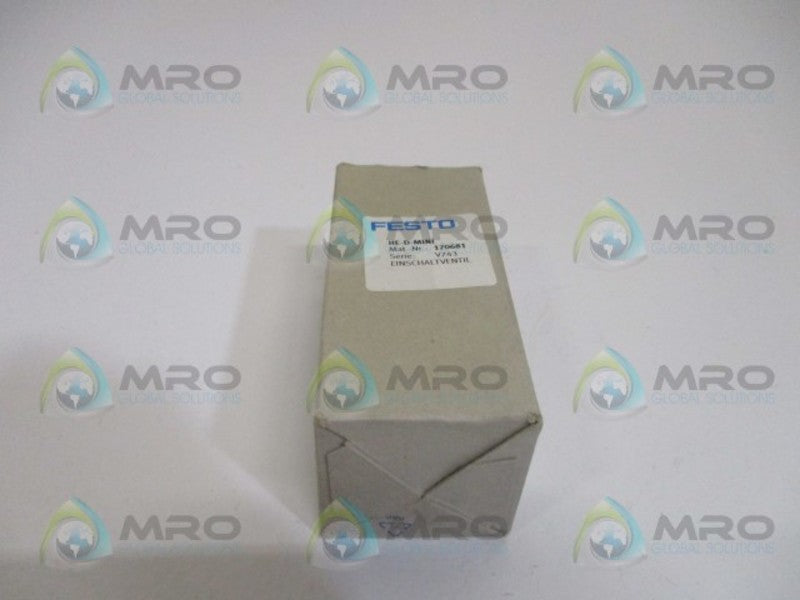FESTO HE-D-MINI ON/OFF VALVE *NEW IN BOX*