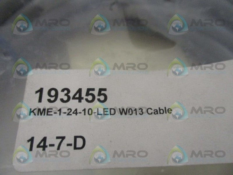 FESTO KME-1-24-10-LED PLUG SOCKET CABLE *NEW IN FACTORY BAG*