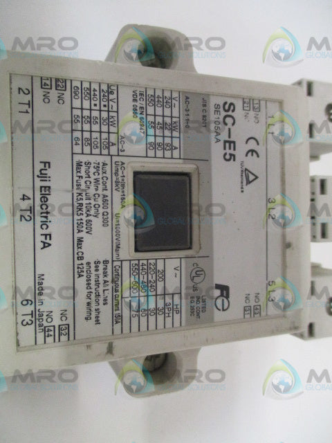 FUJI ELECTRIC SC-E5 SE105AA STARTER CONTROLLER 100-127V *NEW NO BOX*