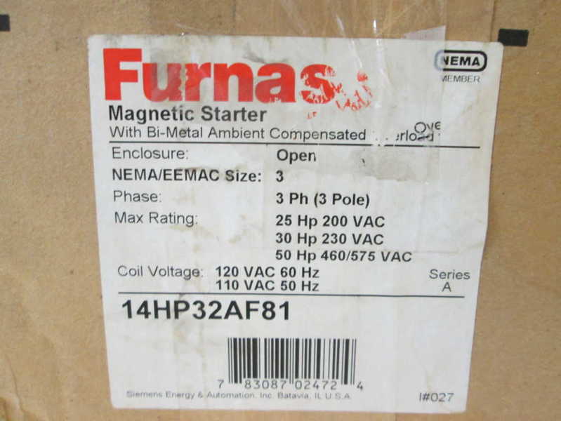 Furnas 14HP32AF81 NSFP ** GENUINE ** Siemens