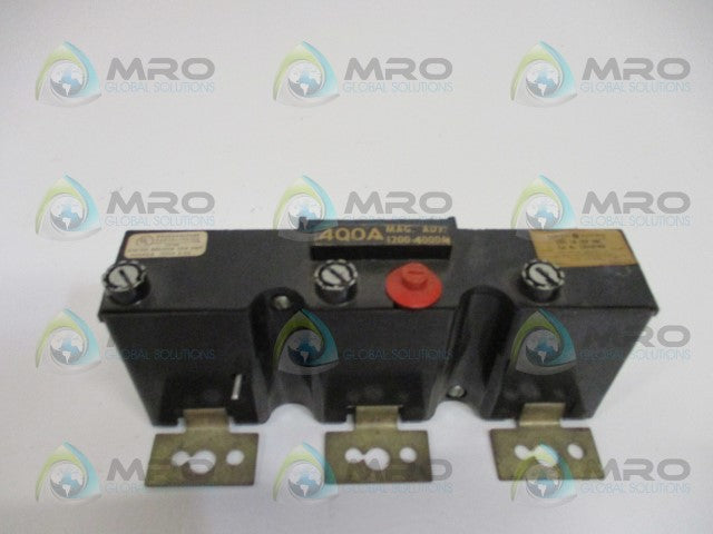 GENERAL ELECTRIC TJK436T400 TRIP UNIT 400A *USED*