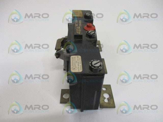 GENERAL ELECTRIC TJK436T400 TRIP UNIT 400A *USED*