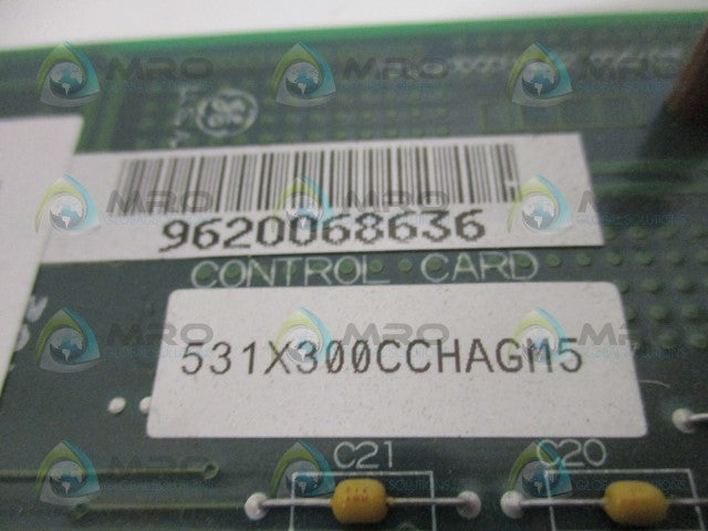 GENERAL ELECTRIC 531X300CCHAGM5 CONTROL CARD *NEW NO BOX*