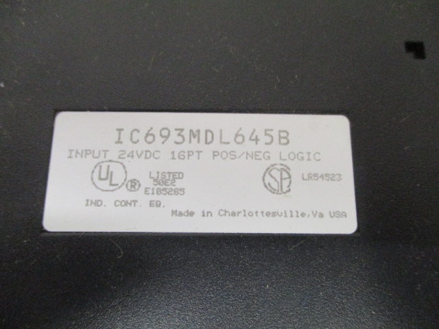 GE FANUC IC693MDL645B INPUT MODULE *NEW IN BOX*