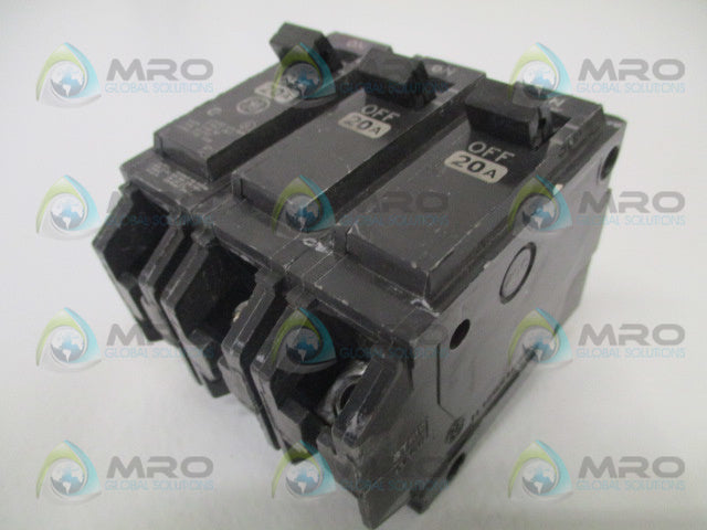 GENERAL ELECTRIC THQB320 CIRCUIT BREAKER 20A *USED*