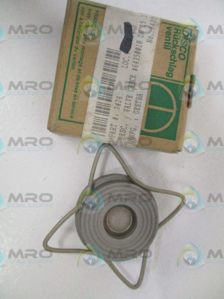 GESTRA RK46 6/10/16/25/40 DN15 1/2" DISCO NON-RETURN VALVE *NEW IN BOX*
