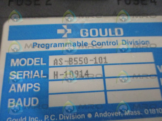 GOULD MODICON AS-B550-101 OUTPUT MODULE (REMANUFACTURED) *USED*