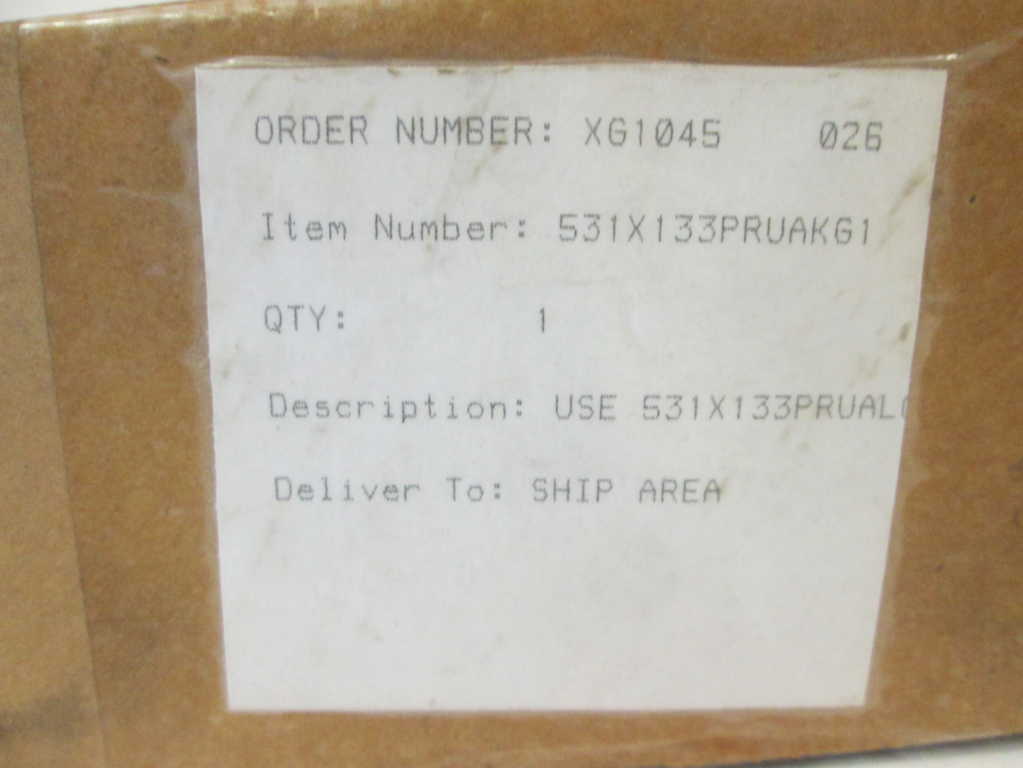 General Electric 531X133PRUAKG1  NSFP **GENUINE** GE