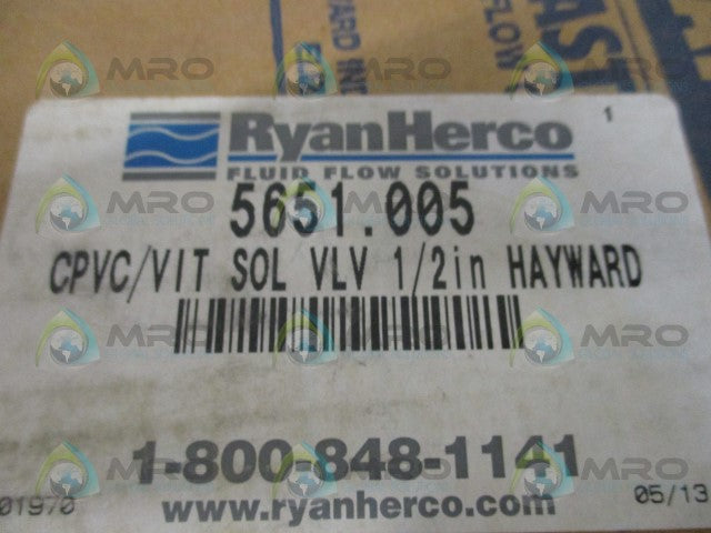 HAYWARD PVC-CPVC TRUE UNION SOLENOID VALVE *NEW IN BOX*