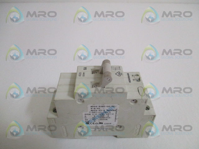 HEINEMANN AD2S-Y3-6 AD2S-B3B2-LO-DN-H-A-61 CIRCUIT BREAKER 6A *NEW NO BOX*