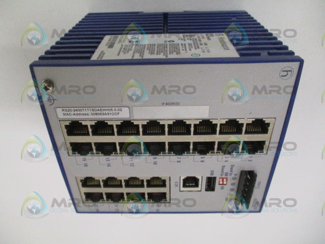 HIRSCHMANN RS20-2400T1T1SDAEHH05.0.02  RAIL SWITCH *NEW NO BOX*