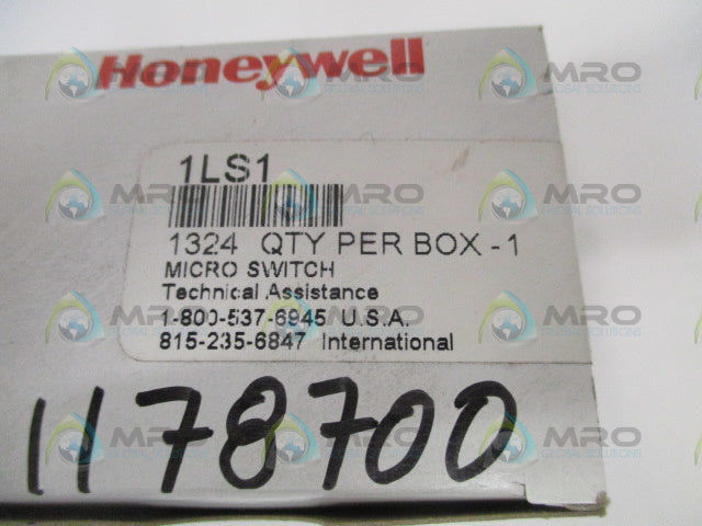 HONEYWELL 1LS1 LIMIT SWITCH *FACTORY SEALED*
