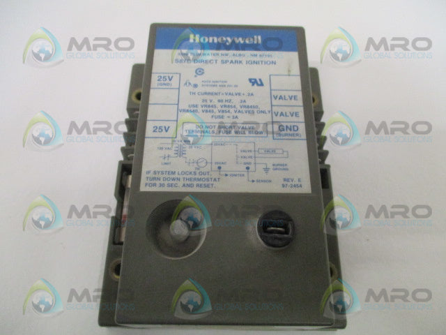 HONEYWELL S87C1006 DIRECT SPARK IGNITION MODULE *USED*