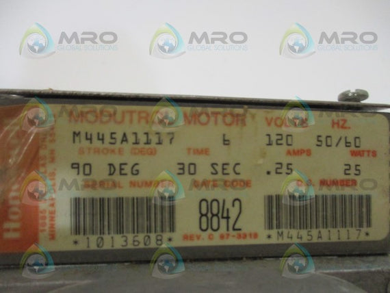 HONEYWELL M445A1117 MODUTROL MOTOR *USED*