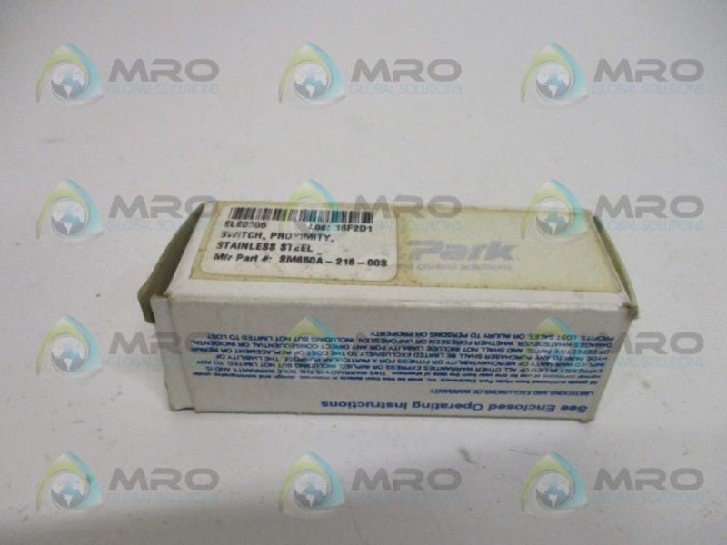 HYDE PARK SM650A-216-00S PROXIMITY SENSOR *NEW IN BOX*