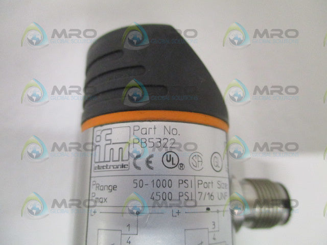 IFM EFECTOR PB5322 PRESSURE MONITOR *NEW NO BOX*
