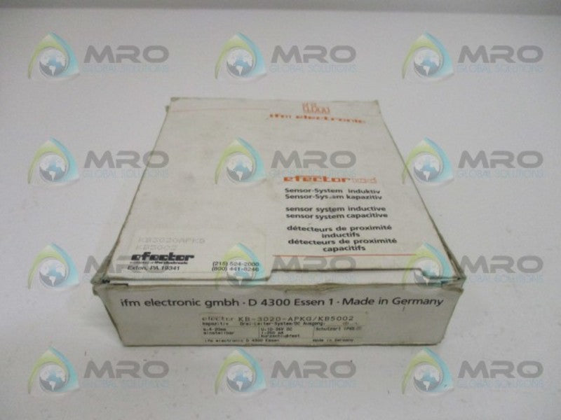 IFM EFECTOR KB5002 CAPACITIVE SENSOR *NEW IN BOX*