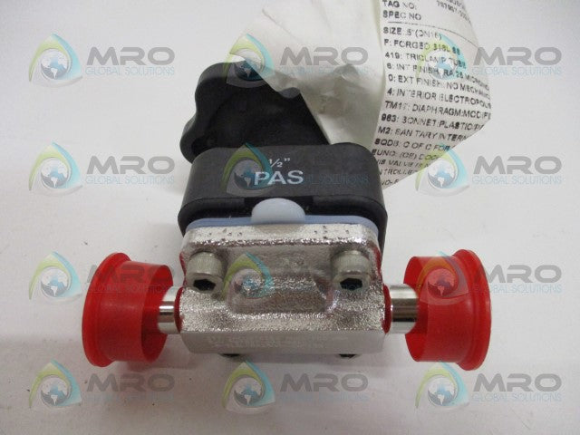 ITT PURE-FLO .5-F-419-6-0-4-TM17-963-M2-SQDB DIAPHRAGM VALVE *NEW IN BOX*