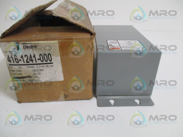 JEFFERSON ELECTRIC 416-1241-000 TRANSFORMER *NEW IN BOX*