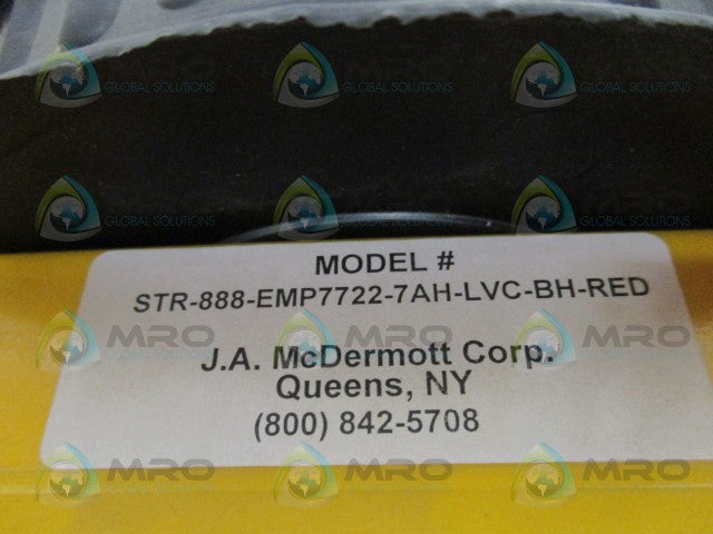 JULIAN MCDERMOTT STR-888-EMP7722-7AH-LVC-BH-RED RED DREDGE LIGHT *NEW NO BOX*