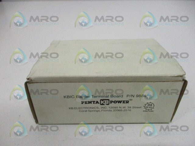 KB ELECTRONICS 9884 BARRIER TERMINAL BOARD *NEW IN BOX*