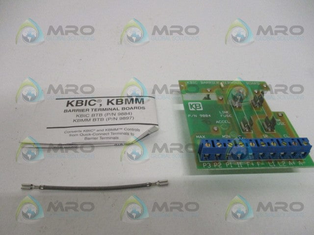 KB ELECTRONICS 9884 BARRIER TERMINAL BOARD *NEW IN BOX*