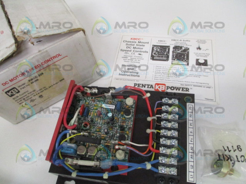 KB ELECTRONICS KBCC-225 9938B DC MOTOR SPEED CONTROL *NEW IN BOX*
