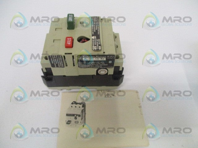 KLOCKNER MOELLER PKZM0-1,6-NA MANUAL MOTOR STARTER 1.0-6.0A *NEW IN BOX*