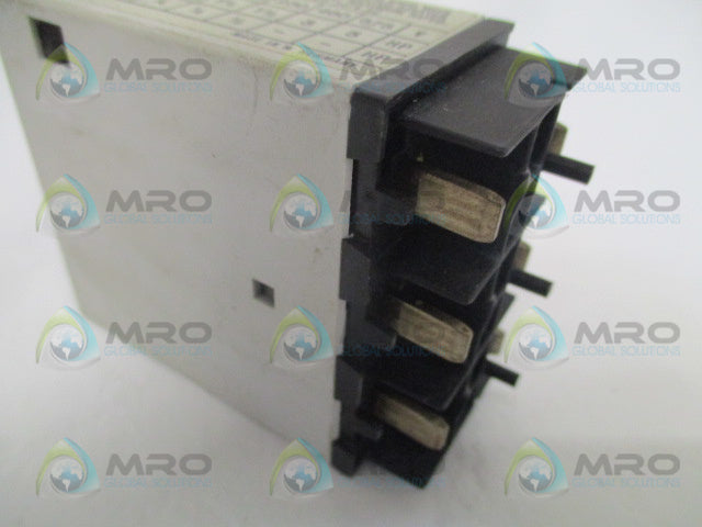 KLOCKNER MOELLER ZM-6-PKZ2 OVERLOAD THERMAL TRIP MODULE 4-6A *USED*