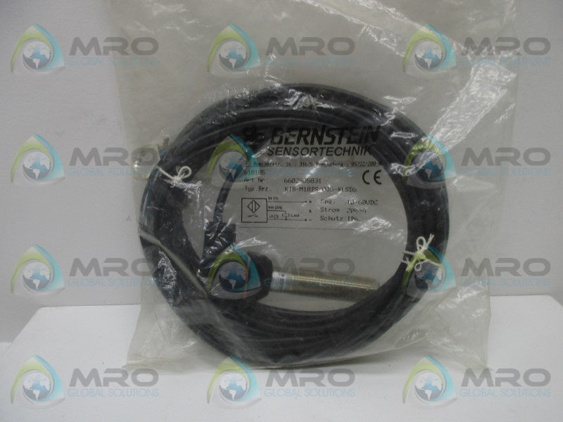 BERNSTEIN KIB-M18PS/005-KLSD6 PROXIMITY SENSOR SWITCH * FACTORY BAG *