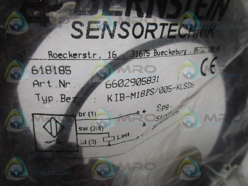 BERNSTEIN KIB-M18PS/005-KLSD6 PROXIMITY SENSOR SWITCH * FACTORY BAG *