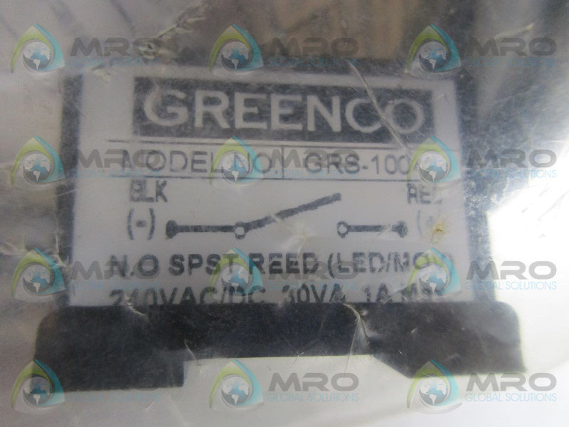 GREENCO GRS-1004 REED SWITCH 240V 30V 1 AMP * FACTORY BAG *