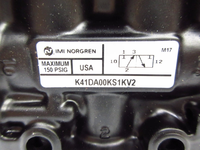 NORGREN K41DA00KS1KV2 150PSI NSMP