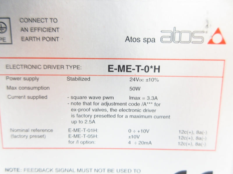 ATOS E-ME-T-01H 24VDC NSNP