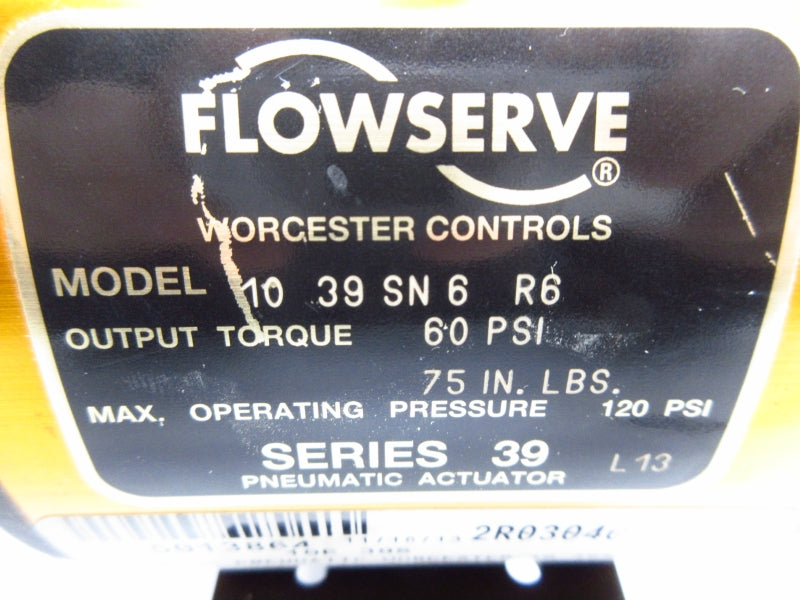 FLOWSERVE 1039SN6R6 120PSI UNMP