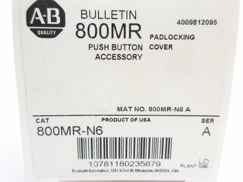 ALLEN BRADLEY 800MR-N6 SER. A (WH) NSMP