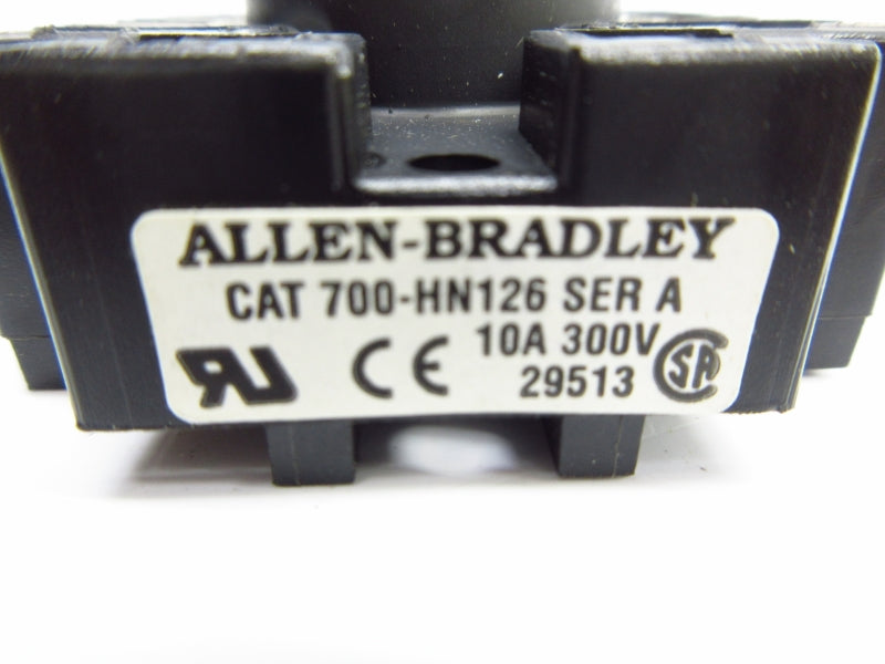 ALLEN BRADLEY 700-HN126 SER. A 300V 10A (BLACK) NSNP