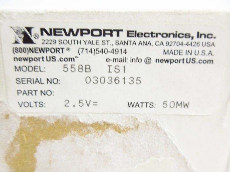 NEWPORT ELECTRONICS 558B 2.5V NSMP