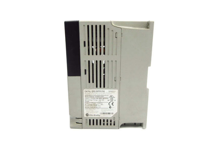 ALLEN BRADLEY 22B-D6P0N104 SER. A F/W 6.01 380-480V 7.5A UNMP
