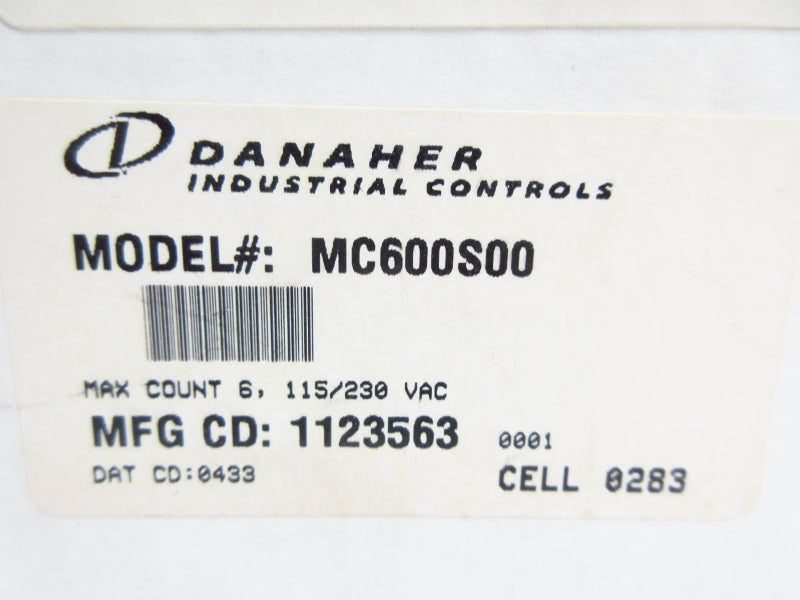 DYNAPAR MC600S00 115/230VAC NSMP
