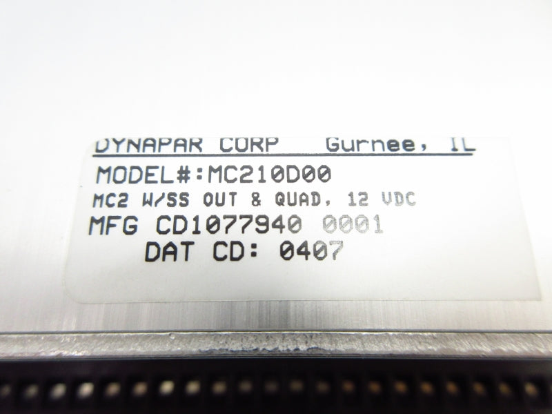 DYNAPAR MC210D00 12VDC NSMP