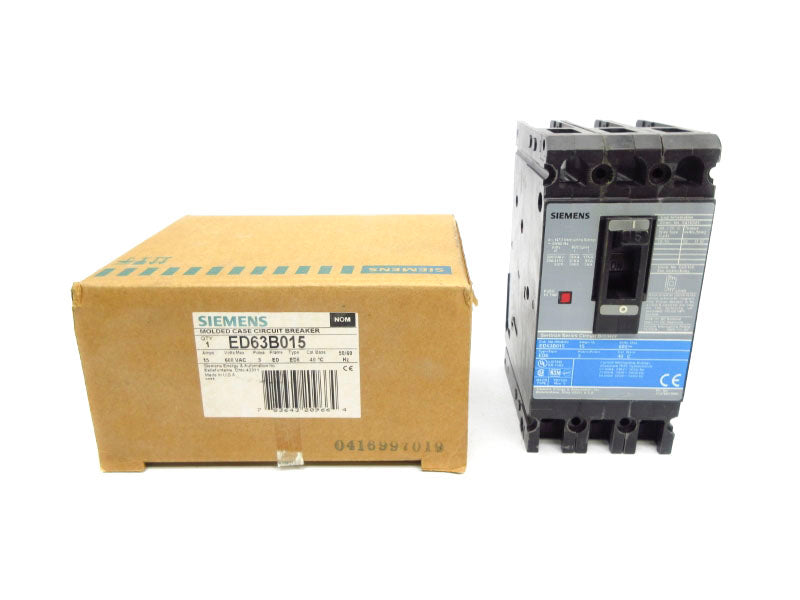 SIEMENS ED63B015 600VAC 15A NSMP