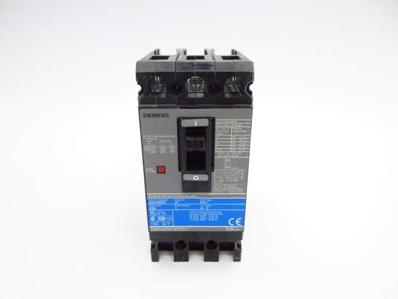 SIEMENS ED63B035 600VAC 35A NSMP