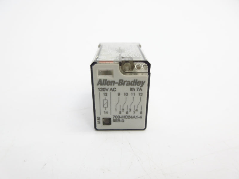 ALLEN BRADLEY 700-HC24A1-4 SER. D 120VAC 7A (WH) NSMP