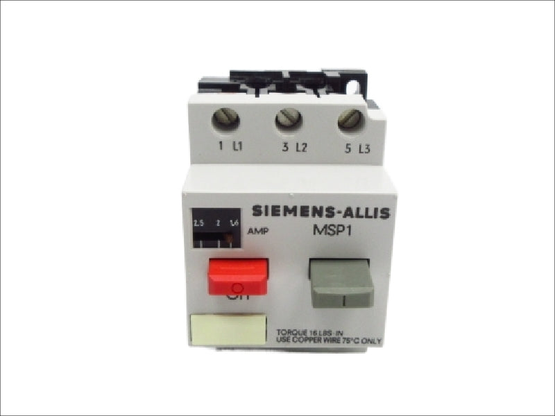 SIEMENS MSP10G 600VAC 1.6-2.5A NSNP